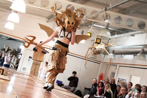 Recycled Fashion: Strode College students create Cardboard Couture